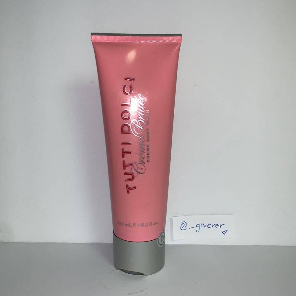 RARE OG TUTTI DOLCI Creme Brûlée 🍮Tutti Dolci Shower Creme